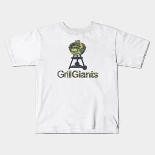 Grill Giants Camo Kettle Kids T-Shirt